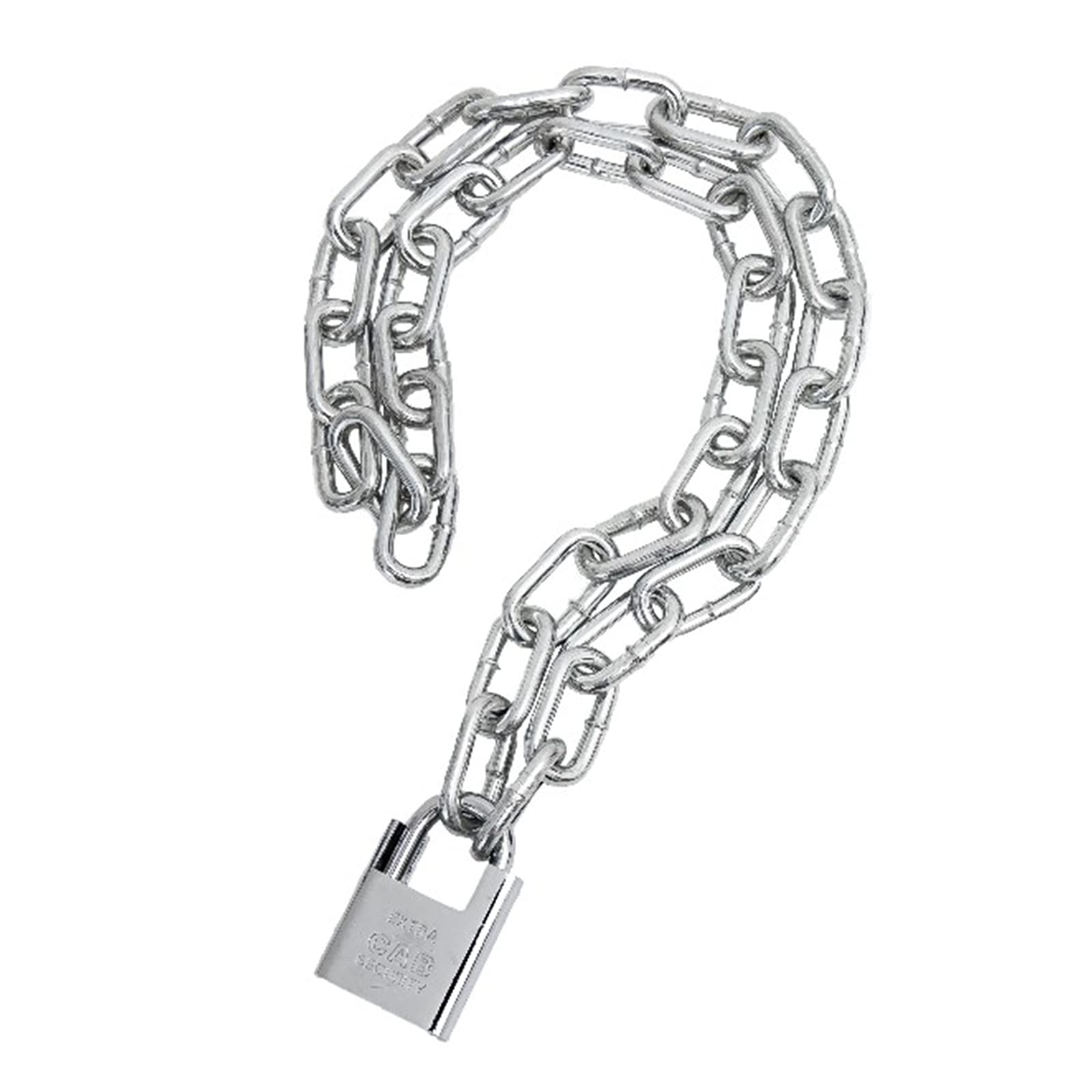 Lucchetto a catena for bicicletta in acciaio, lucchetto antifurto di sicurezza for magazzino esterno impermeabile e antiruggine, lunghezza 0,5 m-5 m(3m)