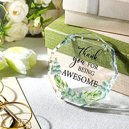 Thank You Gift For Women Inspirational Gifts Coworker Gifts Office Gift For Colleague Leaving Job Gifts Farewell Gift Appreciation Gifts For Friends Nurse Teacher Keepsake (Vintage Nonagon) #TOP1