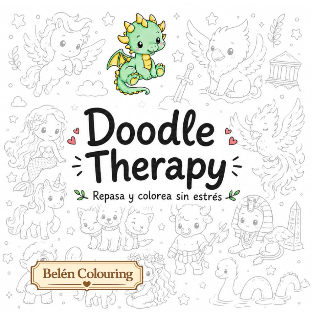Doodle Therapy: Repasa y colorea sin estrés