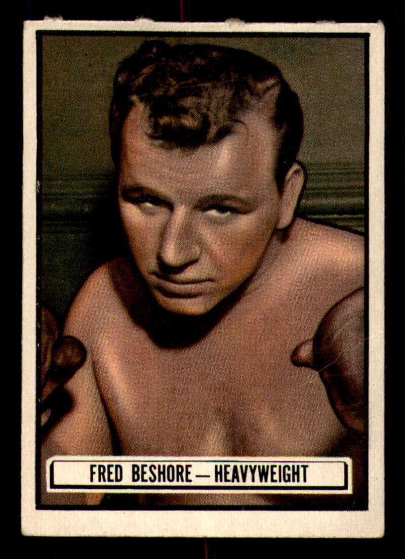 Boxing Boxing 1951 Ringside #81 Fred Beshore creased