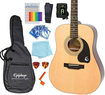 Epiphone DR-100 エピフォン　アコースティックギター　ケース付 Amazon | Epiphone エピフォン アコギ Songmaker DR-100