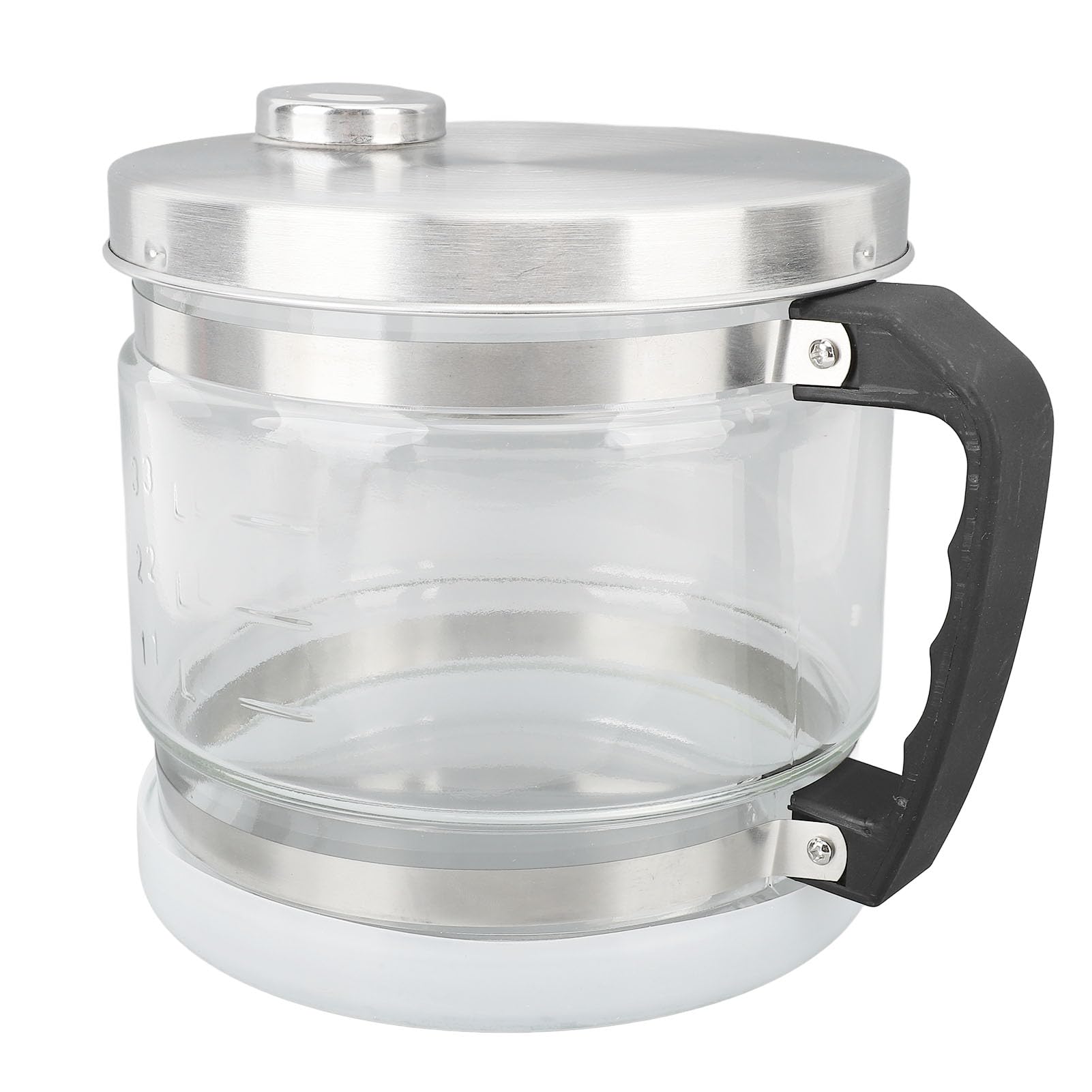 Water Container for Distiller 4L Replacement Distilled Water Pot Glass Jar Home Beauty Countertop