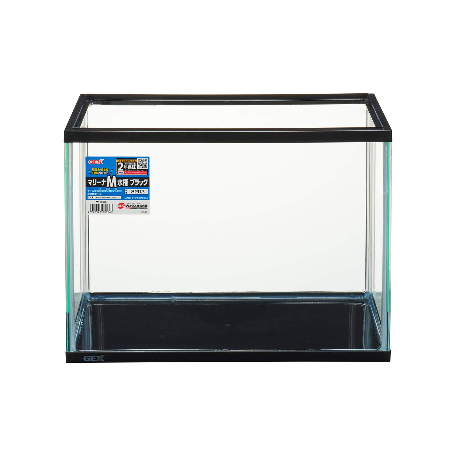 Amazon | ジェックス マリーナM水槽ブラック MR-360BK ブラック M