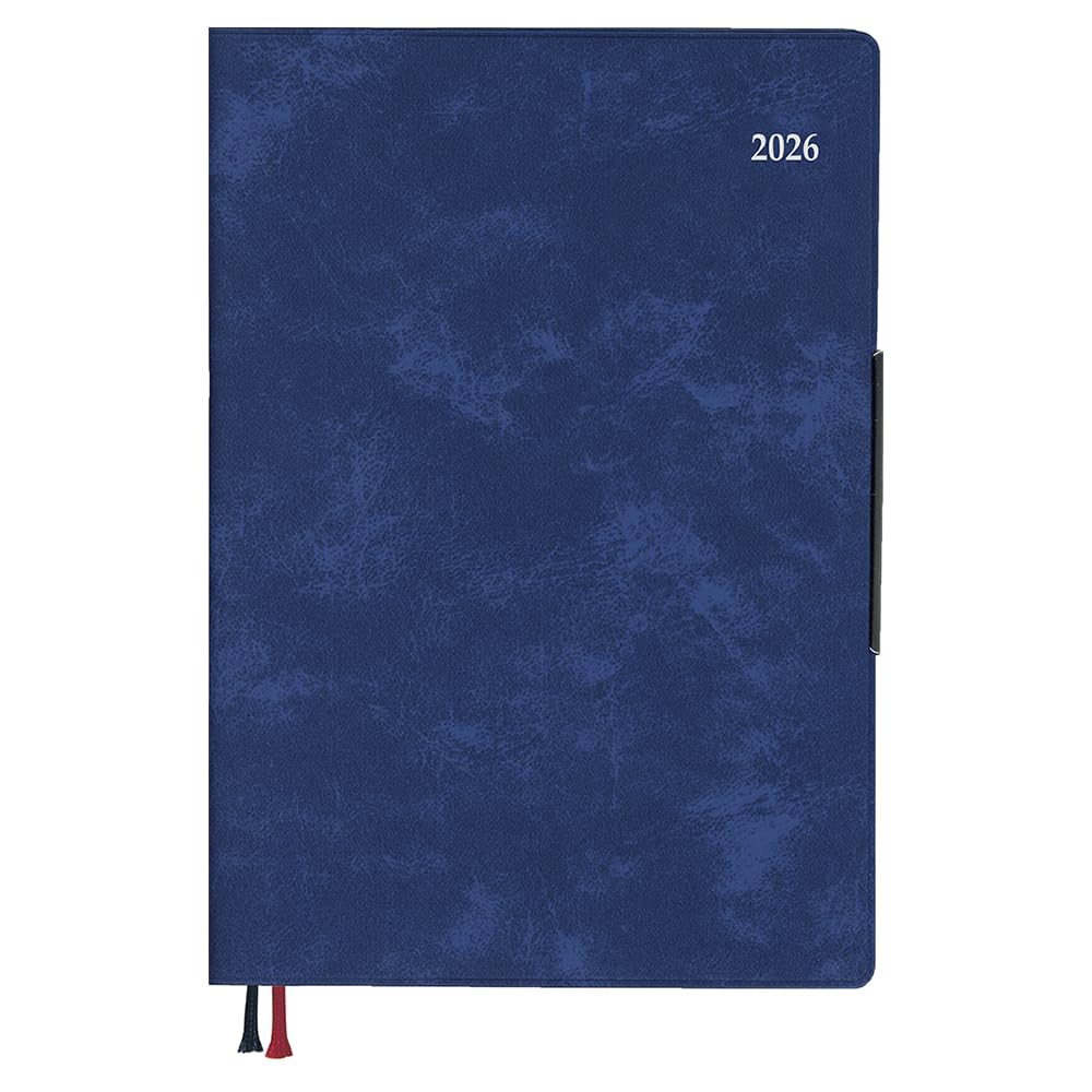 Daigo Notebook 2026 Award Weekly Planner, B6, Indigo E8838, Starts March 2026 : Office Products