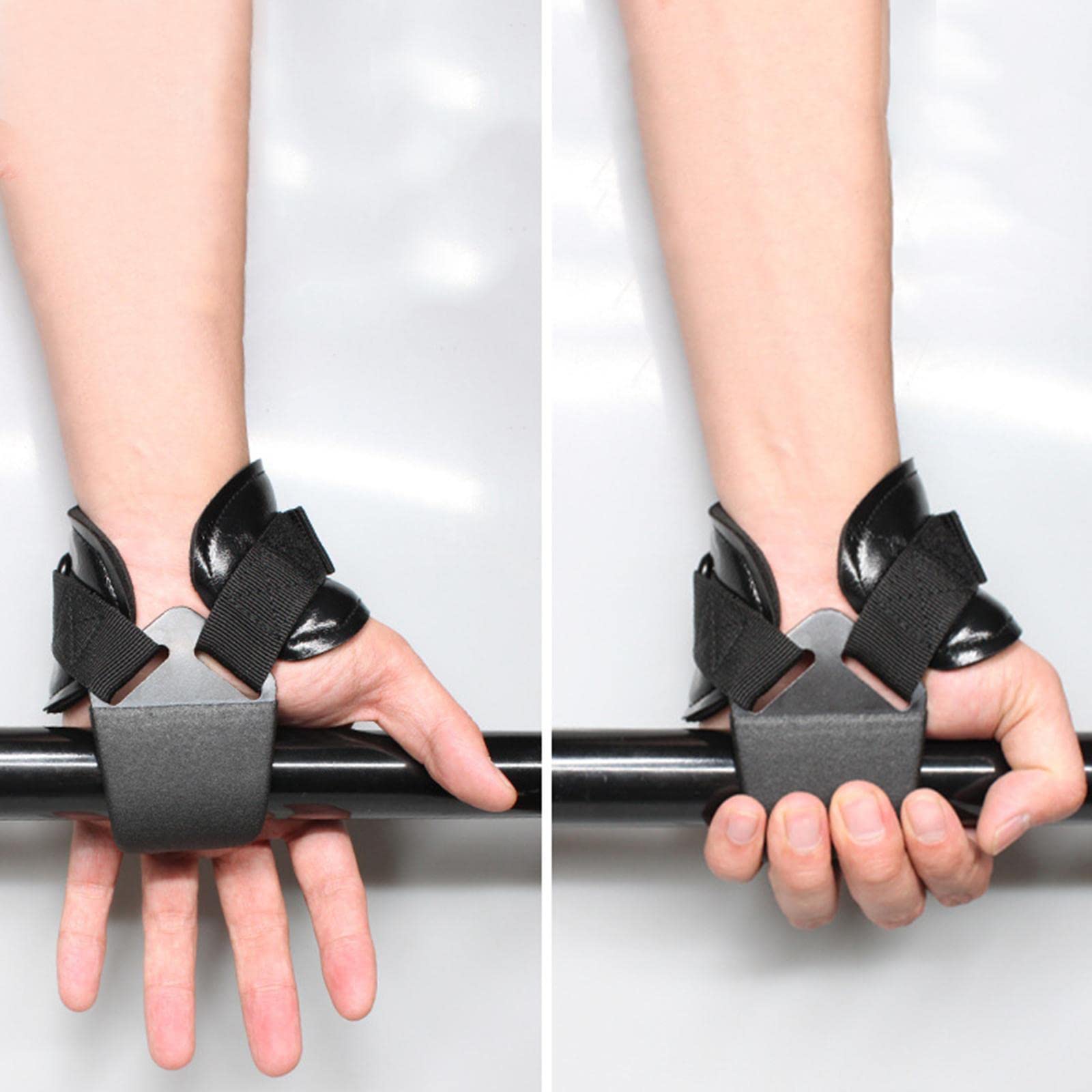 Oshhni Supporto per Sollevamento Pesi con Cinghie Regolabili - Nero