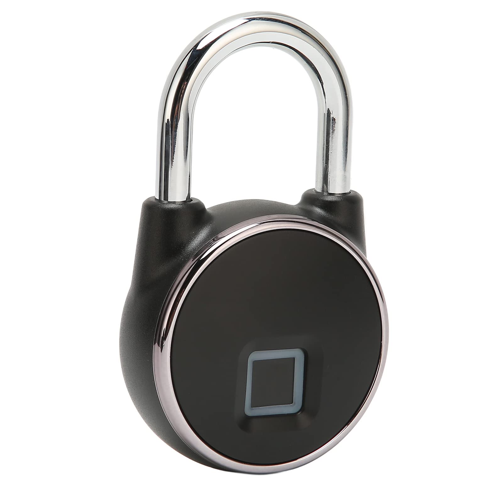 Bluetooth Fingerprint Padlock, 360° Recognition Fast Unlocking APP Connection Function Smart Keyless Lock, Max 10 Fingerprints 180mAh Battery for Android for OS System