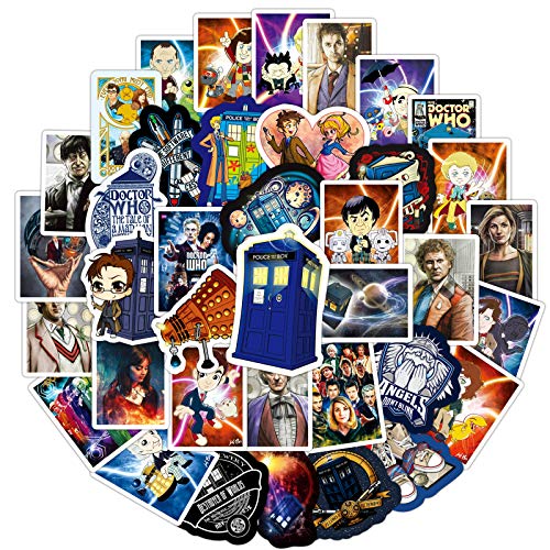 100Pcs Doctor Who Stickers for Laptop and Decals,Vinyl Stickers for Water Bottle Laptop Stickers Pack