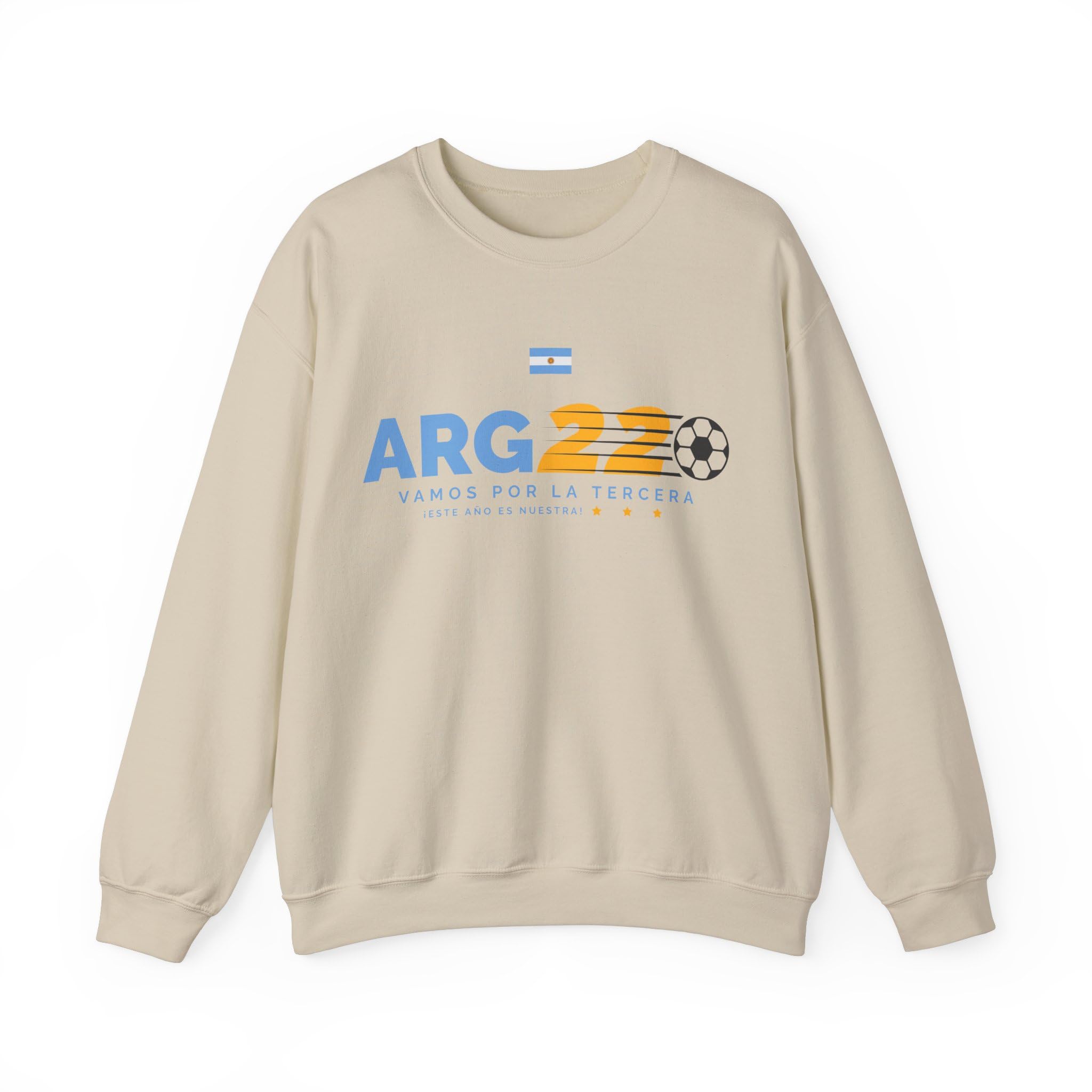 Argentina Inspired Sweatshirt, Football Lover Shirt, Soccer Gift, Argentina Football Shirt, World Cup Shirt, Cotton Tee
