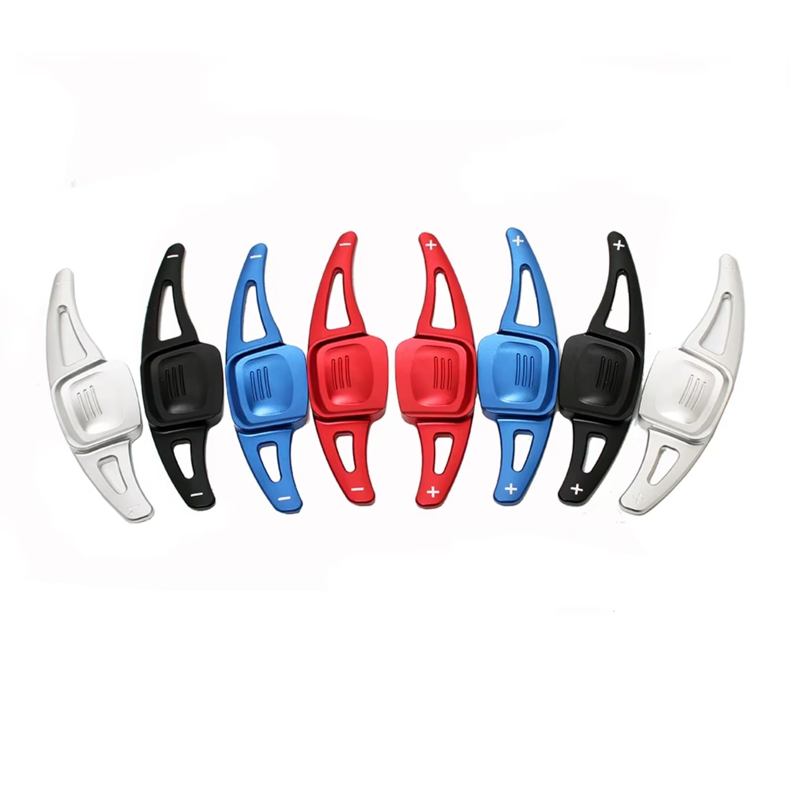 Leve Volante Compatibile Con Per Teramont 2018 2019 2020 Per Touron Per Tiguan L 2017-2020 Dispositivo Estensione Cambio Volante Dell'auto(Silver)