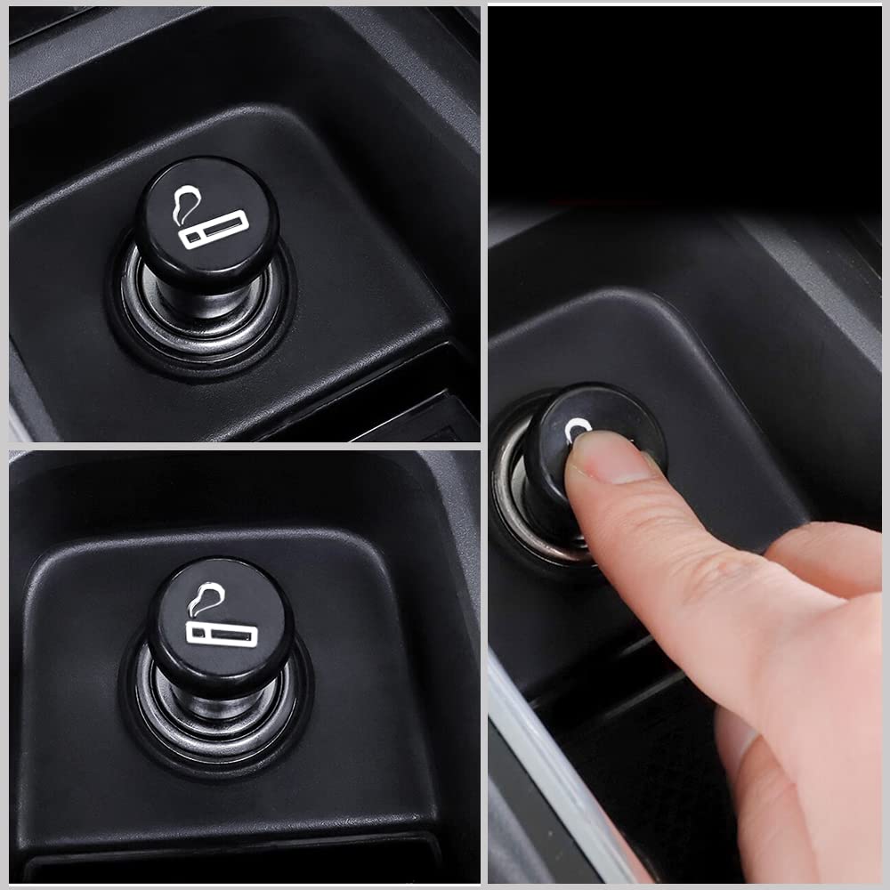Amazon.com: Car Cigarette Lighter, Pop-Out Cigarette Lighter, 12V Metal  Plastic Construction Lighter Plug, Auto Replacement Accessories Universal  for Most Vehicles Socket : Automotive