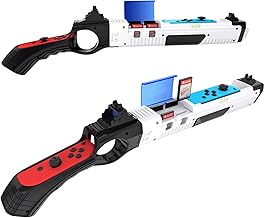 BRHE Switch Shooting Game Gun Controller for Nintendo Switch/OLED Hunting Games：Splatoon3/2,Wolfenstein 2,Juarez,Sniper Elite 3,Big Buck Hunter,Resident Evil（1 Pack