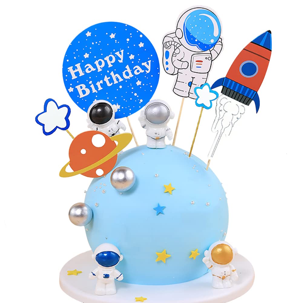 Buy YGCHEN Astronaut Figures Cake Decoration Space Astronaut Cake