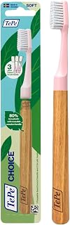 TePe Choice Zahnbürste Soft, Holzgriff + 3 Köpfe