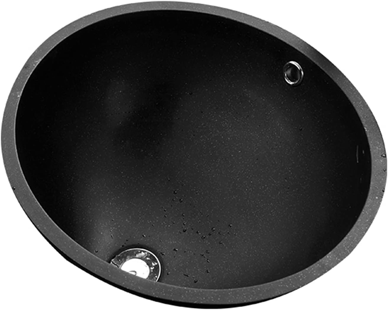 Single Bowl Sink, Kitchen Bar Sink, Quartz Stone Oval Sink, Under