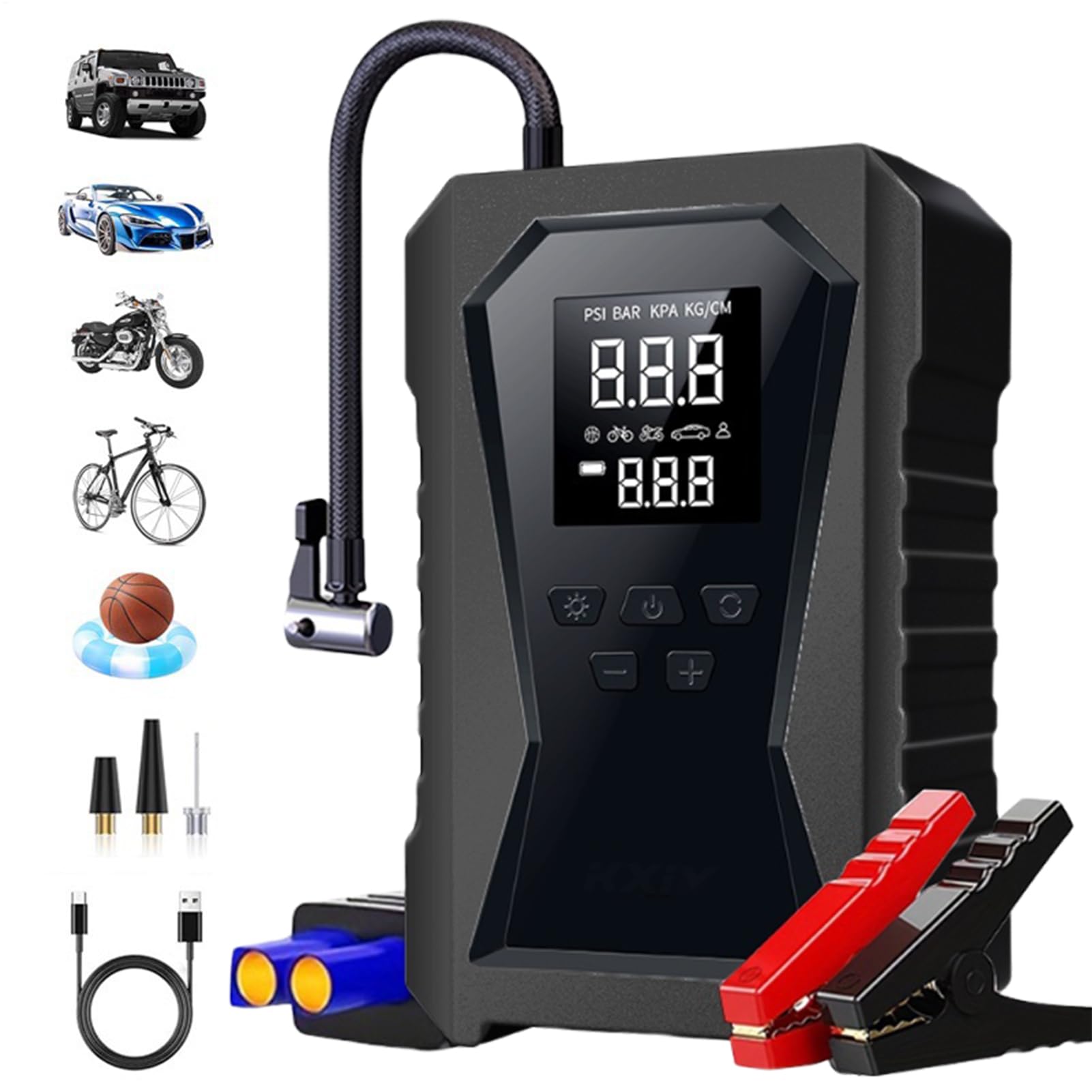 Avviatore Di Emergenza Auto smart ricaricabile cordless digitale