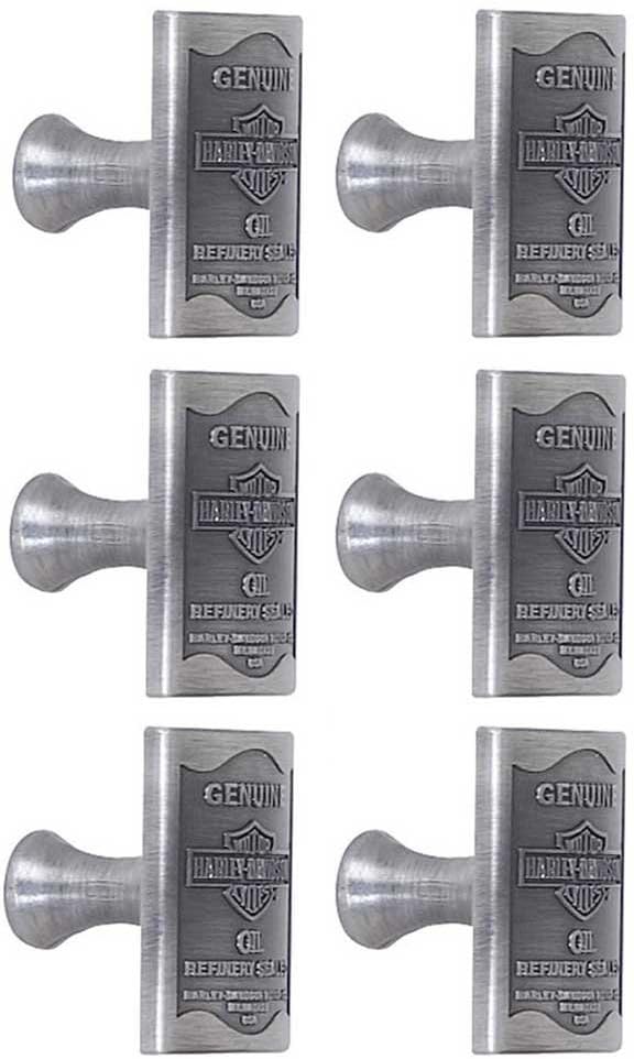 Harley-Davidson Genuine Oil Can Knob HDL-10112, Set of 6 Knobs