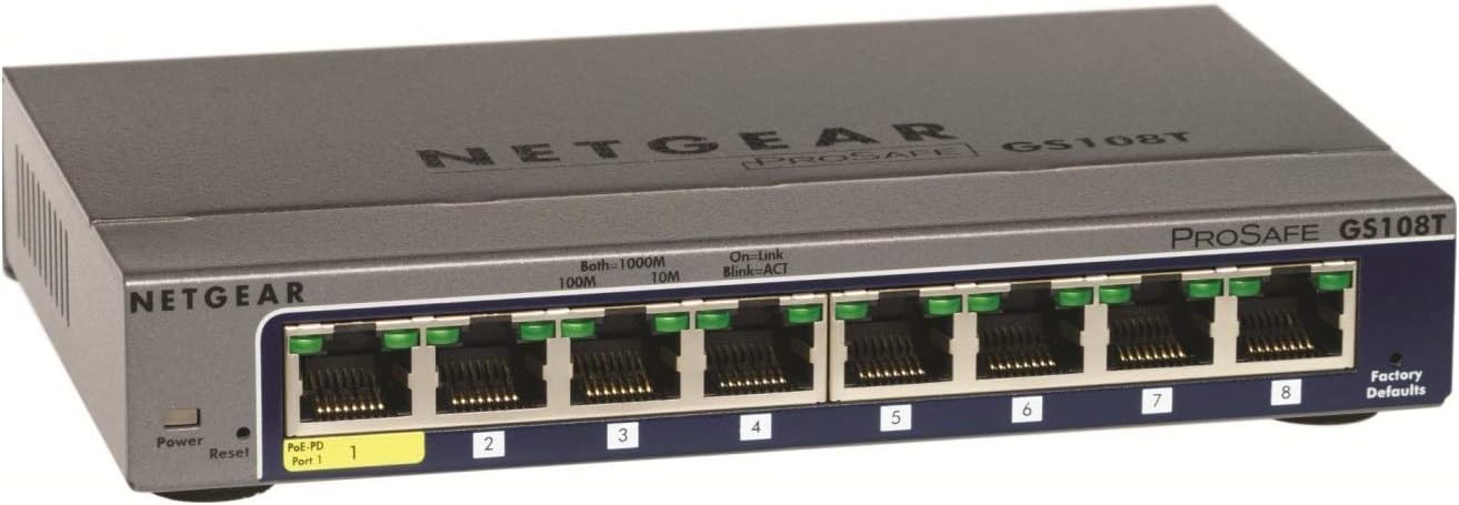 Prosafe 8-Port Gigabit Smart Switch