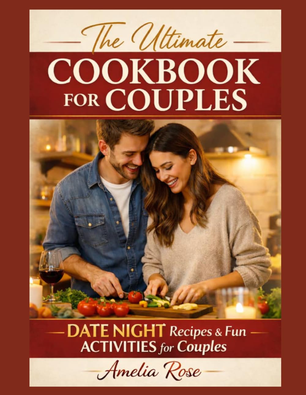 THE ULTIMATE COOKBOOK FOR COUPLES: Date Night Recipes and Fun Activities for Couples - Easy, Romantic Meals to Cook Together, Strengthen Your Bond, and Create Unforgettable Nights In