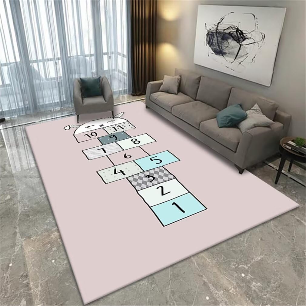 Tapis rectangle ado fille pour réchauffer un sol de chambre