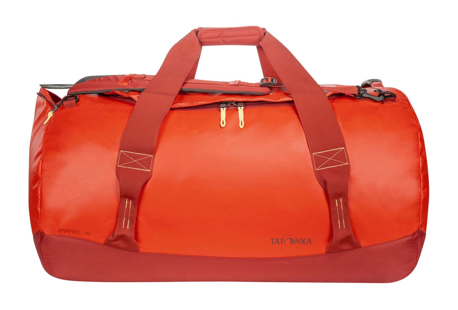 Tatonka Barrel XL Reisetasche - 110 Liter - wasserfeste Tasche aus LKW-Plane mit Rucksackfunktion und großer Reißverschluss-Öffnung - große Rucksacktasche - robust und pflegeleicht