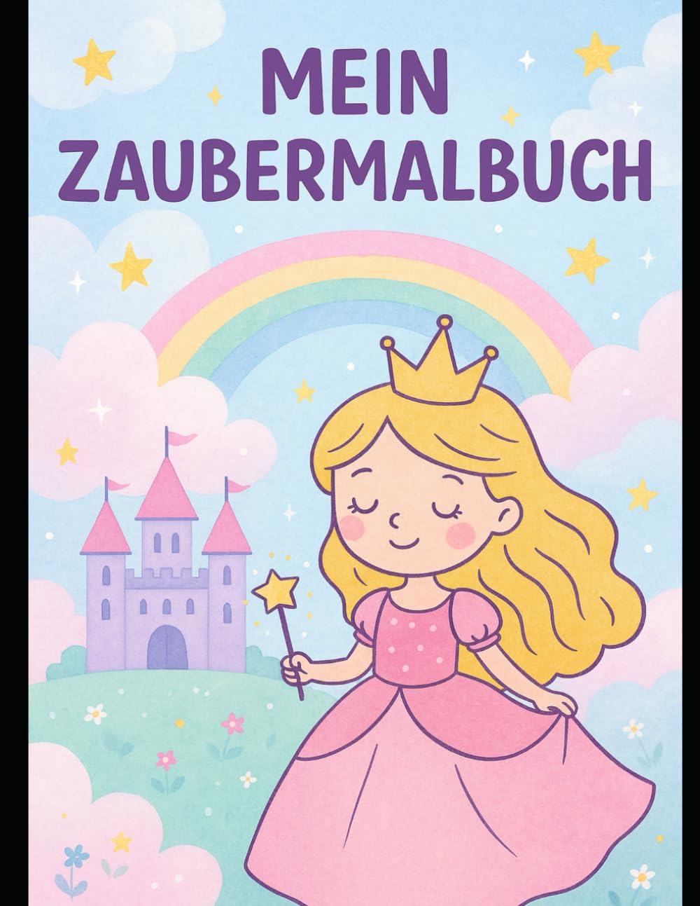 Mein Zaubermalbuch: Ausmalbilder für kleine Mädchen