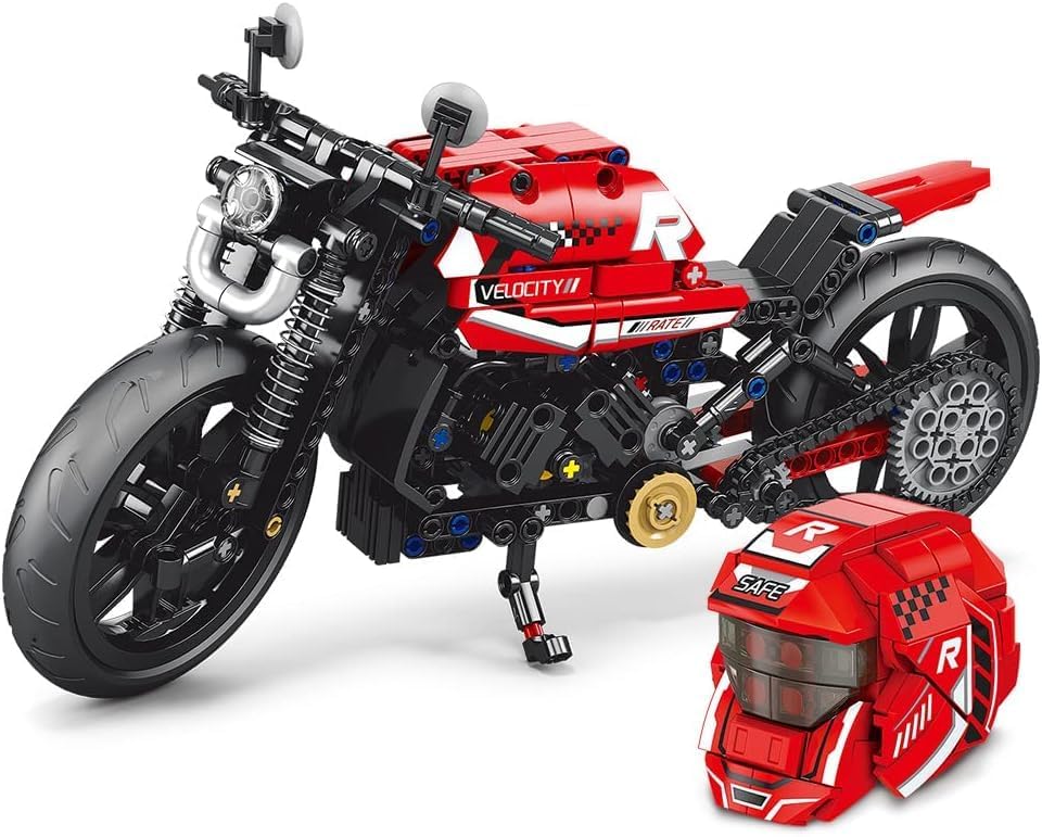 ICW Creative High Tech MOC-Oversized Off-Road Mountain Motorcycle Bike Mechanical Building Blocks Bricks DIY for Kids (566 pc) (Off-Road 30017 (566 pc)) (B0CW9Y7Y4L) Amazon Price History, Amazon Price Tracker