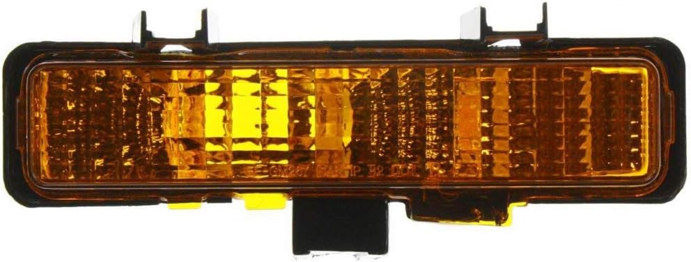 Evan Fischer Turn Signal Light Set Compatible with 1983-1994 GMC Jimmy, Fits 1983-1994 Chevrolet S10 Blazer, Fits 1991-1994 Oldsmobile Bravada Front Mounted on Bumper GM2521109, GM2520109