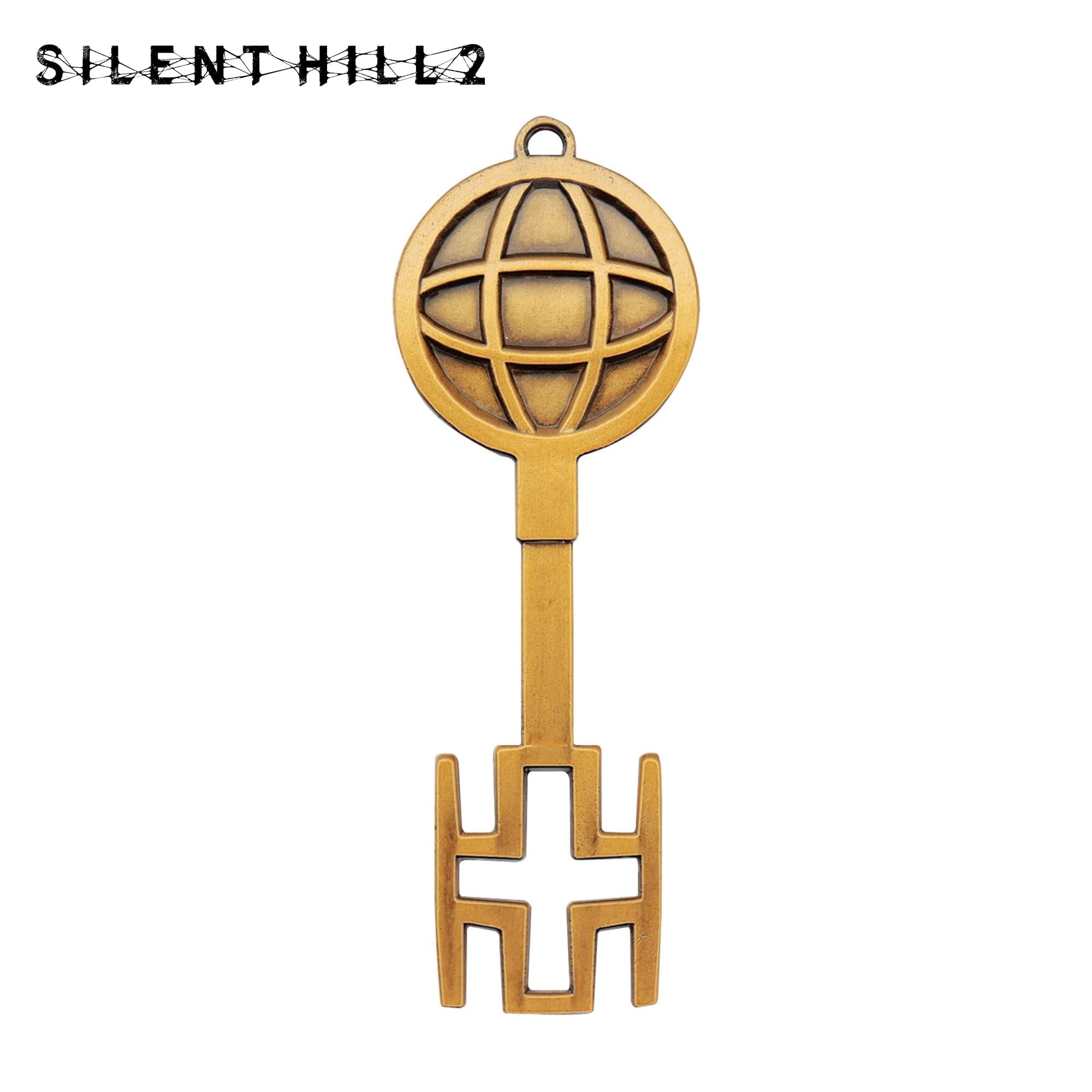 FaNaTtik SILENT HILL - Set di 2 chiavi in metallo da collezione in edizione limitata (lato legno, Brookhaven, Toluca), con licenza ufficiale, scatola numerata, memorabilia del gioco horror