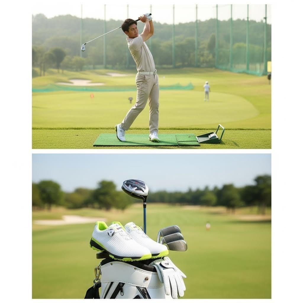 PGM Anti-Rutsch wasserdichte Golfschuhe für Herren mit Lace System