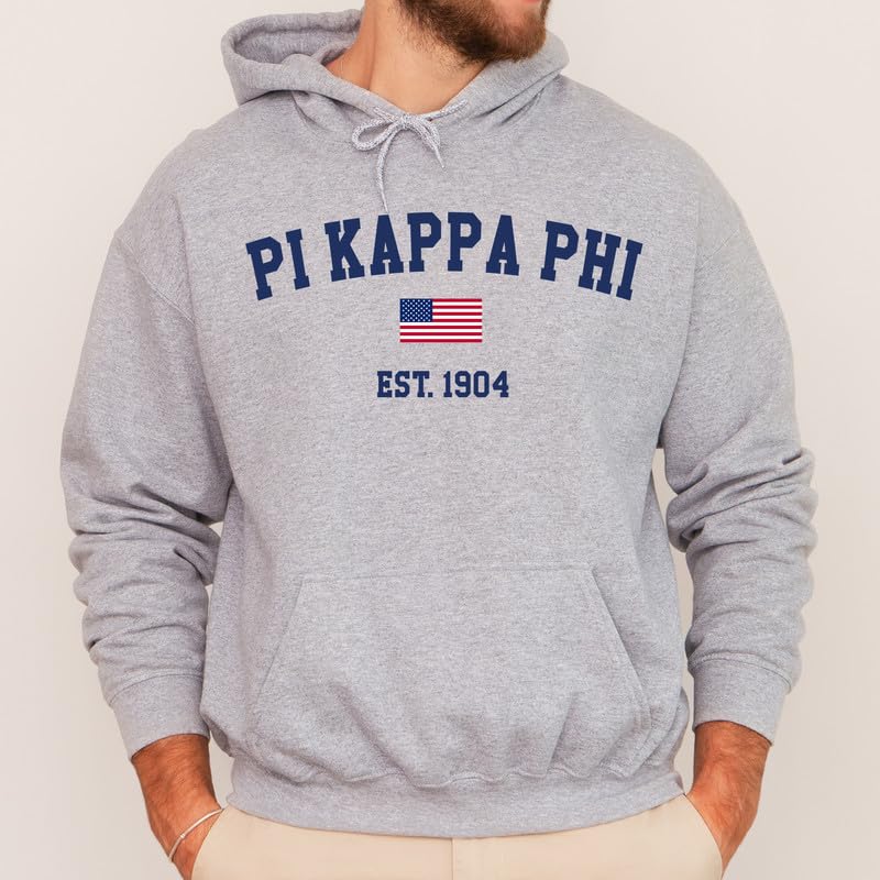 Pi Kappa Phi Hoodie - Pi Kapp USA Flag Sweatshirt2