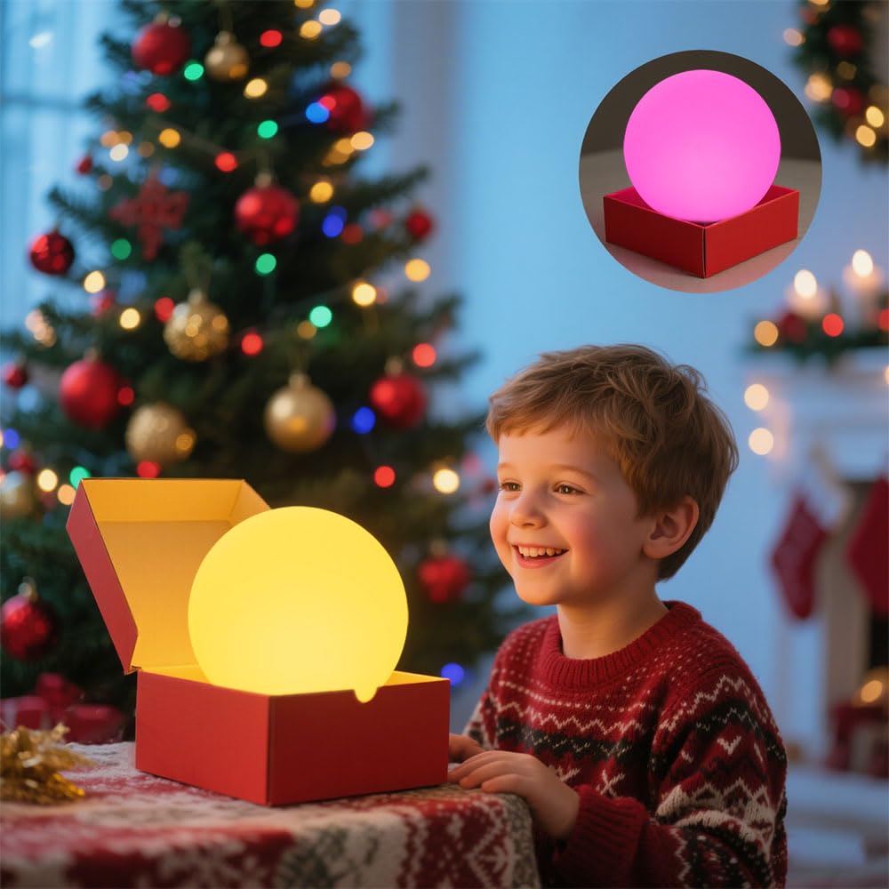 Amazon.co.jp : 8インチ LED 光るボールライト 子供用 16 RGB 色が