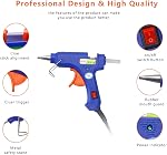 Ensemble de colle et de bâtons, pistolet à colle à fusion chaude Mini pour les métiers d'art 20 Pcs colle bâtons, hot Mini Glue Guns avec étui de transport pour l'école DIY Arts,Projet, Réparations à domicile, Création artistique
