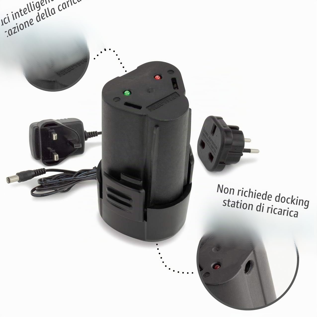Tacwise 1586 140-180EL Graffatrice Chiodatrice a Batteria da 12V | Utilizza Punti di Tipo 140 / 6-12 mm e Chiodi di Tipo 180 / 10 mm, Include Borsa in Neoprene