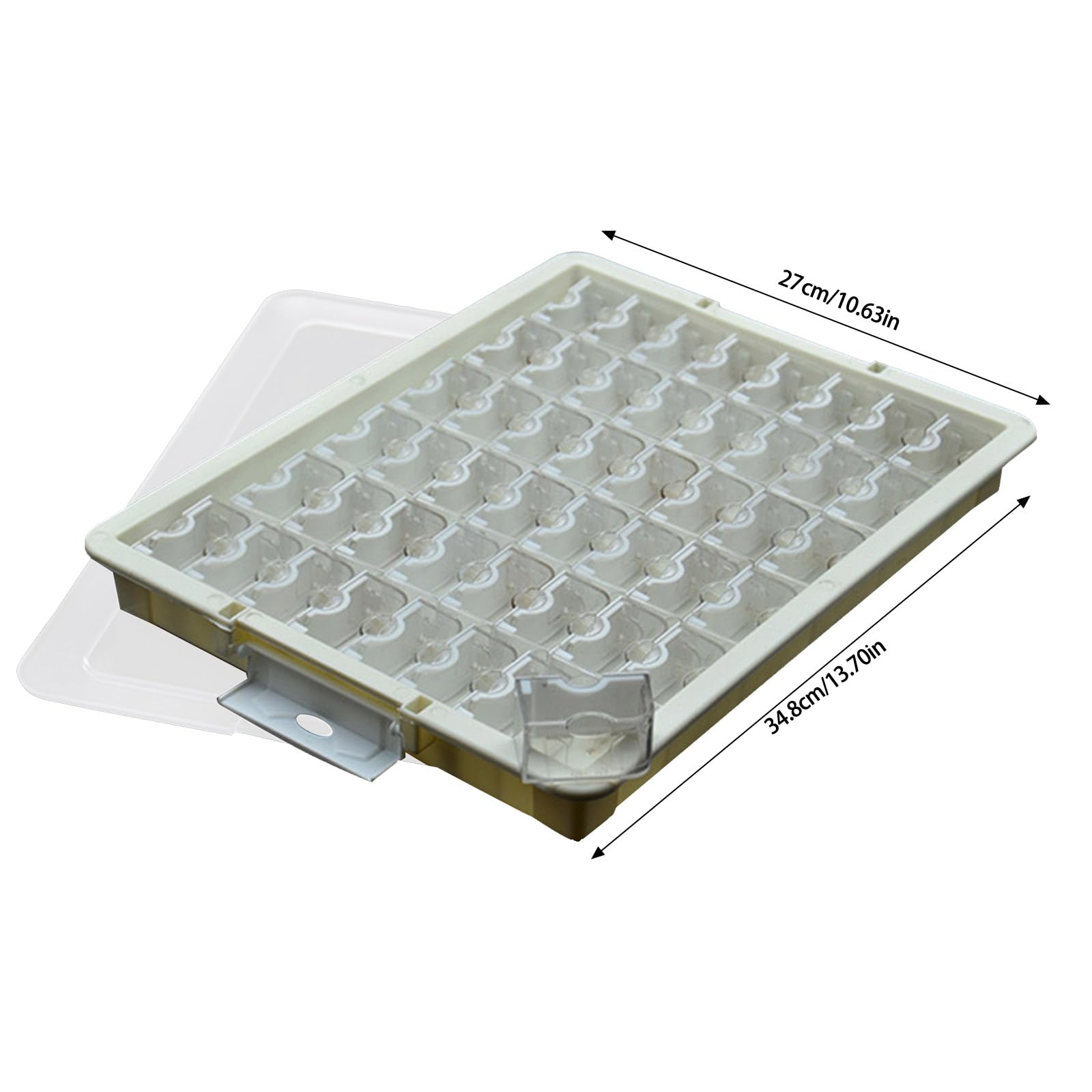 Contenitore multiuso per perline, organizer per perline, con scomparti, accessori per gioielli