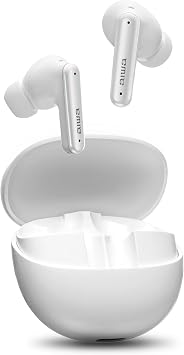 Fone de Ouvido Earbud Sem Fio AIWA AWS-EB-04-W, Bluetooth com ANC, 26 Horas de Bateria, IPX4, Branco