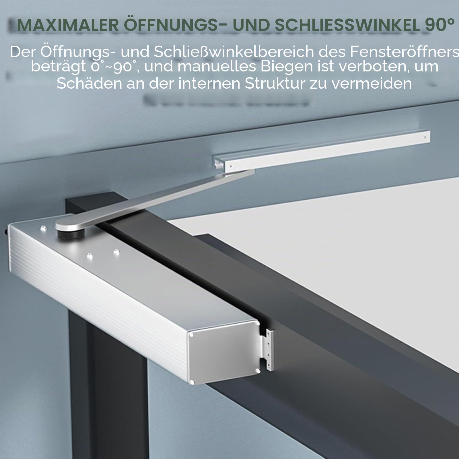 Automatischer WLAN-Fensteröffner für Schiebefenster mit App-Fernbedienung