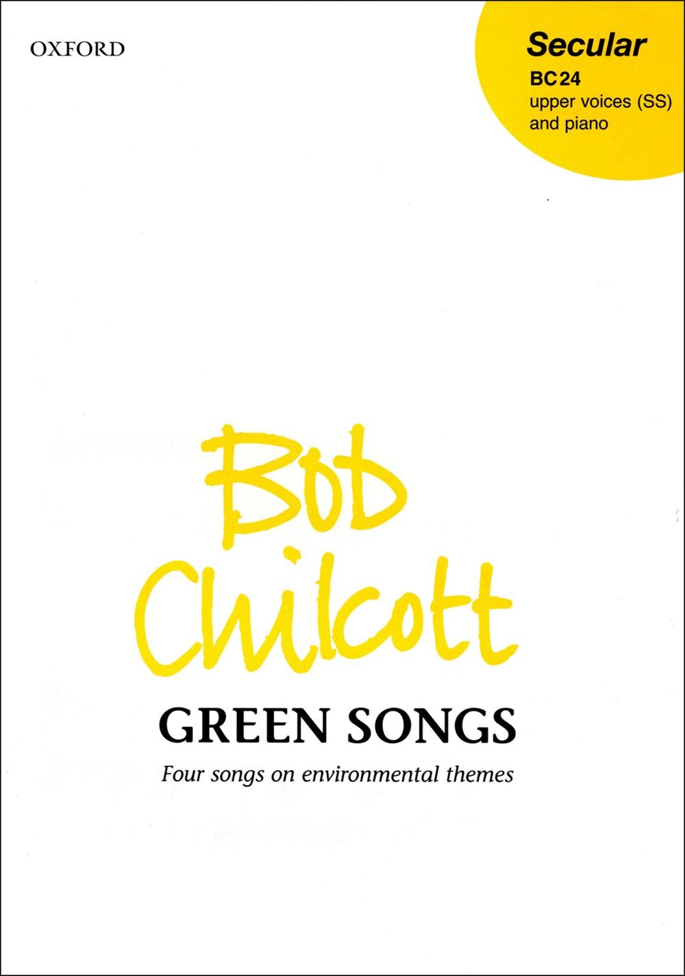 Green Songs: Vocal score