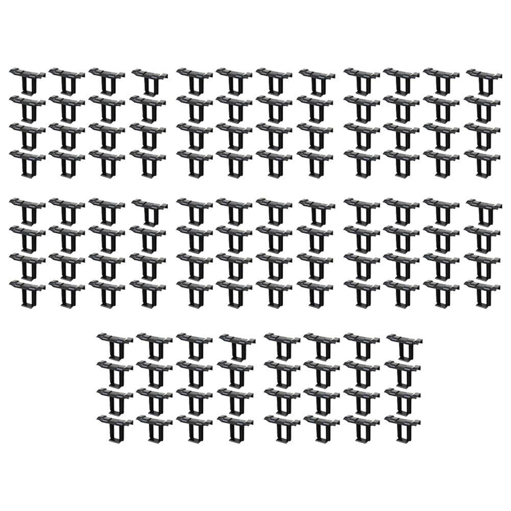 Jnchdghwa Black 128Pc 35Mm Solar Panel Water Drainage Clips,Pv Modules Clips For Water Drain Photovoltaic Panel Water Drain Clips