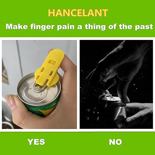 Miniatura 5 de Abrelatas manual fácil, paquete de 6 abridores de latas de cerveza de soda colorida y protector de latas de bebidas, escudos de plástico de alta