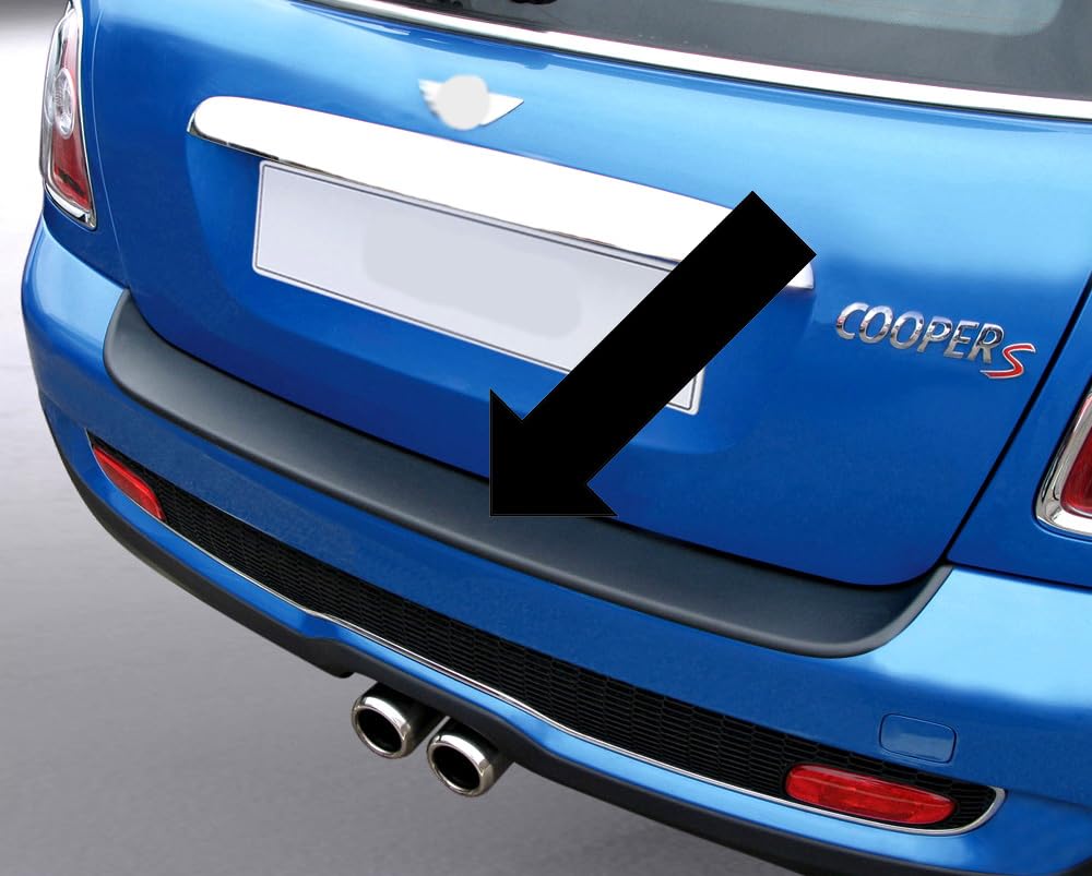 RGM - Protector de borde de carga ABS negro compatible con Mini (BMW) Coupe Cooper R58 a partir de 09.2011- RBP102B