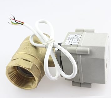 1-1/4" DN32 AC 110-230V Two Way Brass Motorized Ball Valve,Electrical Ball Valve Brass CR5-02