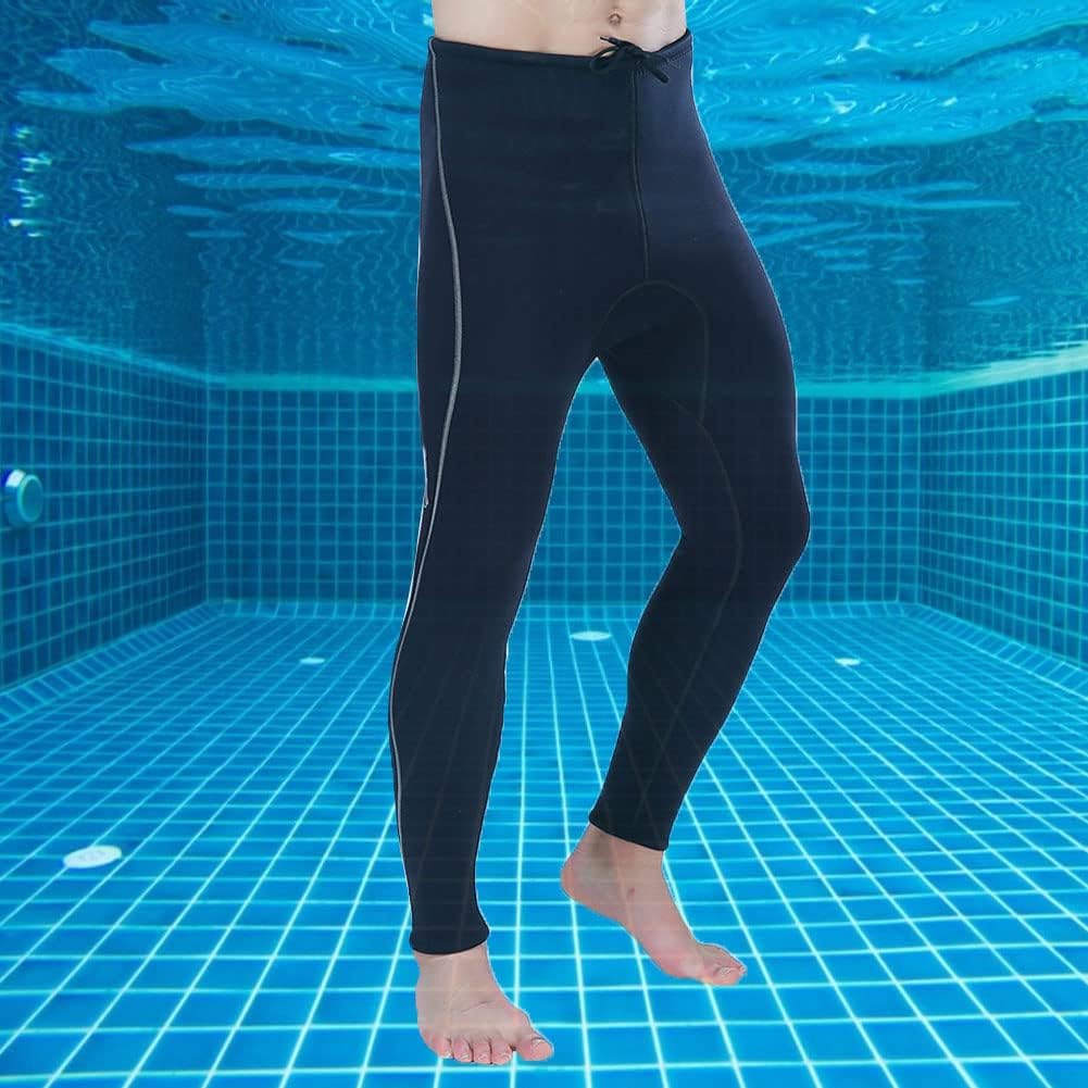 High Waist 3MM Neoprene Winter Diving Pants Warm Long Trousers for Snorkeling Swim Wetsuit L