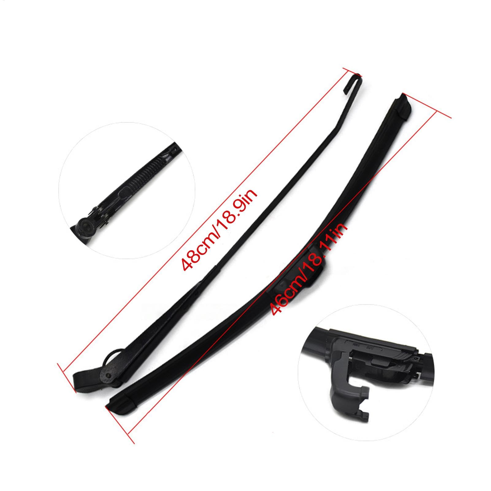 Limpiaparabrisas eléctrico de 12 V, limpiaparabrisas de alto rendimiento, piezas de repuesto de motor eléctrico de 12 V, limpiaparabrisas para todo tipo de clima, kit de limpiaparabrisas