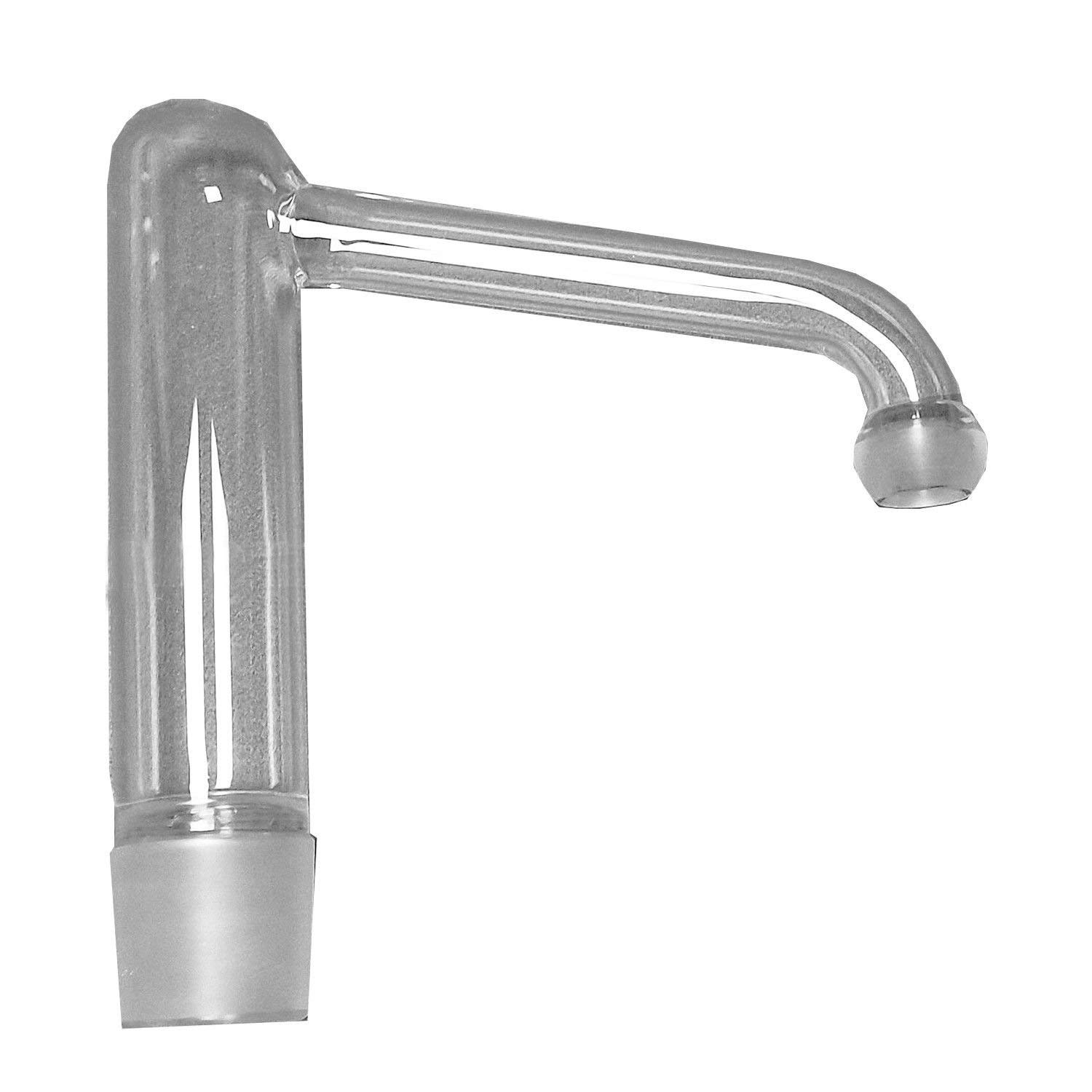 Cristalería de laboratorio Aparato de destilación de vapor Aceite esencial Purificador de agua Destilador 2000 ml W/estufa caliente Graham condensador