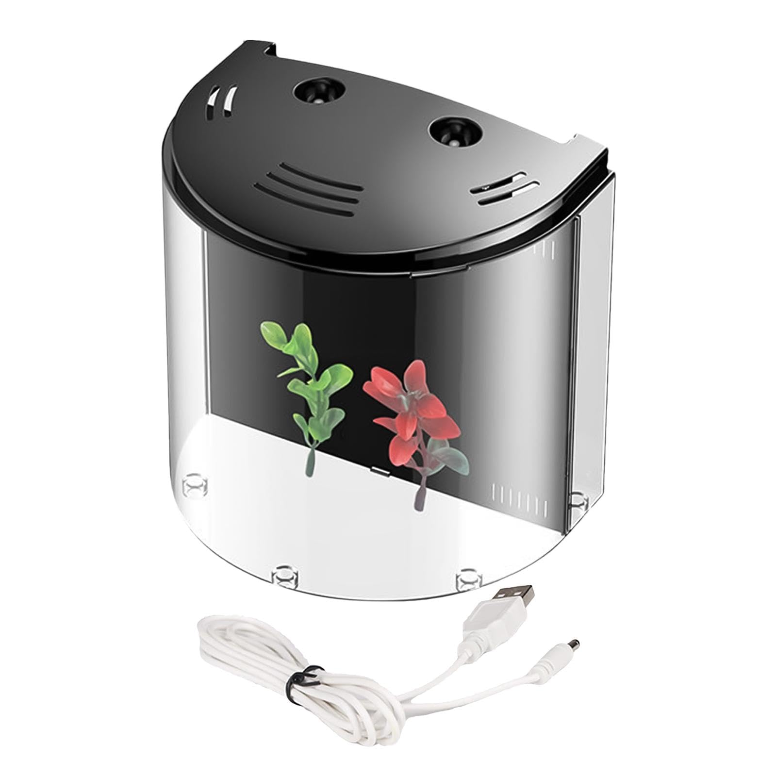 Kleines Aquarium 17,1x8x10,5cm - Transparentes Betta Fischbecken Für Desktop