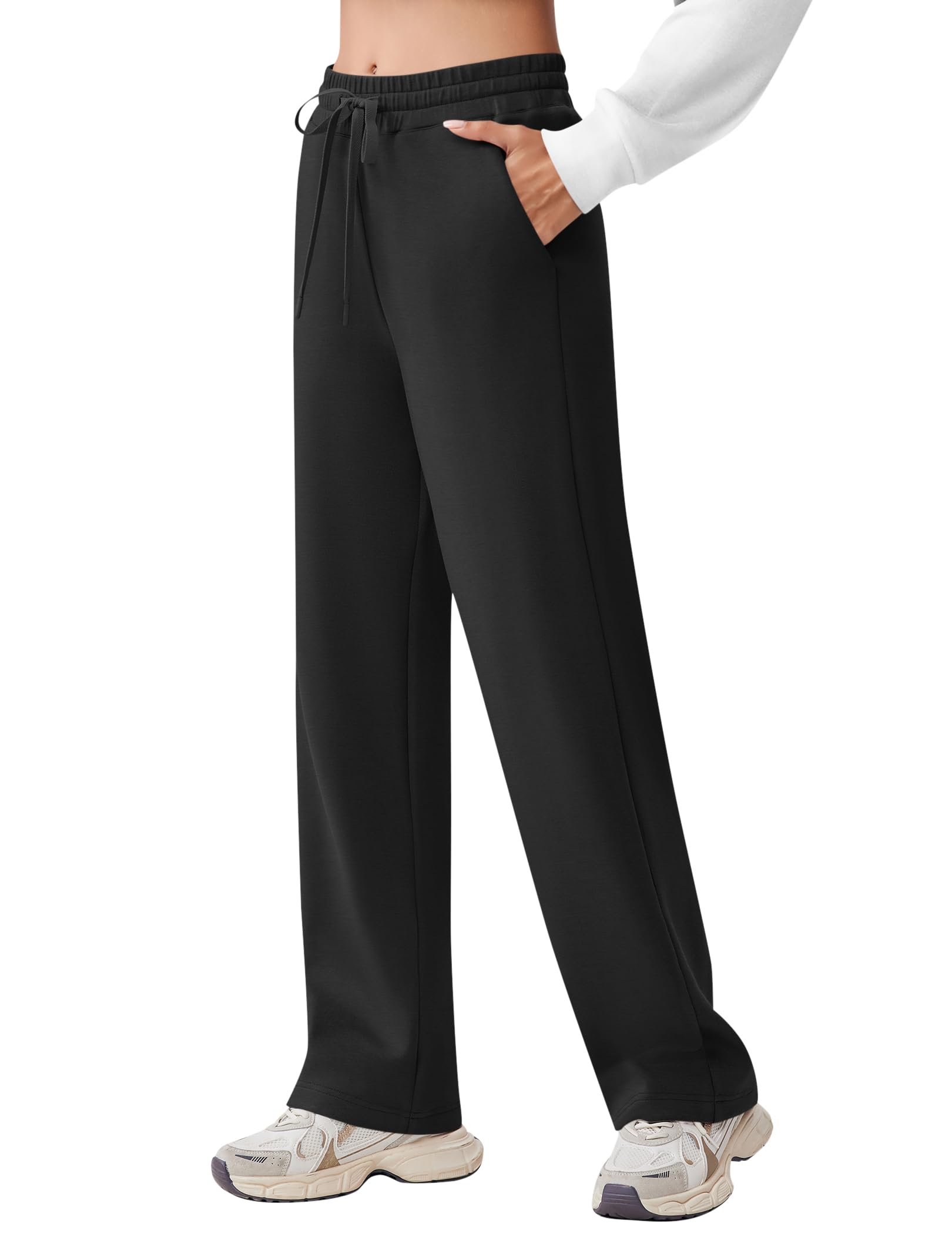 Sweatpants Women Wide Leg Sweat Pants with Pockets