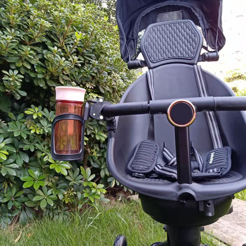 2x Getränkehalter - 360° Drehbar Für Kinderwagen & Fahrräder