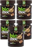 Biochoc - Sésamo – Crema de cacao con Aceite de Oliva Virgen Extra - 100% Ecológica - Sin gluten, Sin leche, Sin huevo 200 g. (Pack 5)