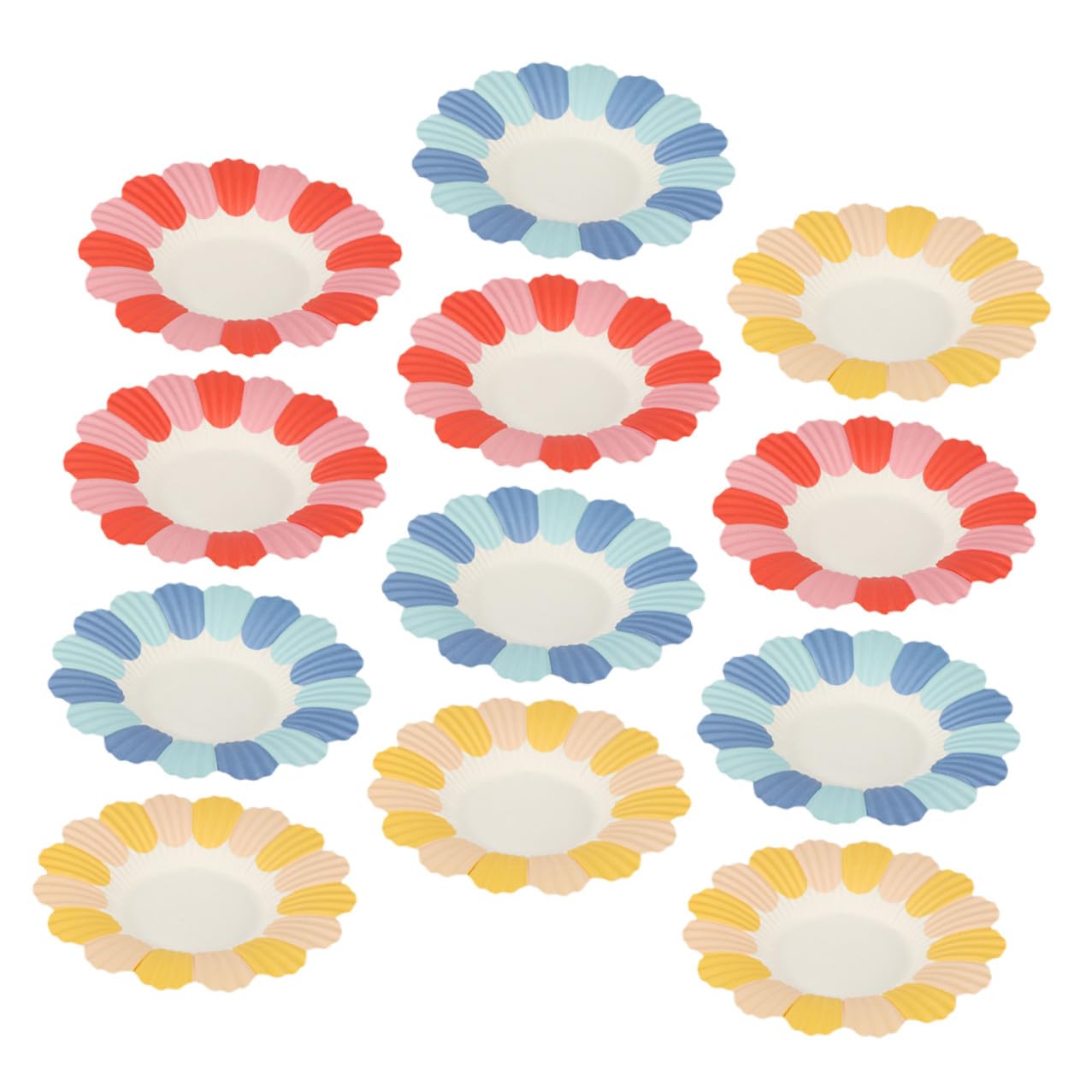 Assiettes jetables de fête 150 pièces pour éviter la vaisselle en famille