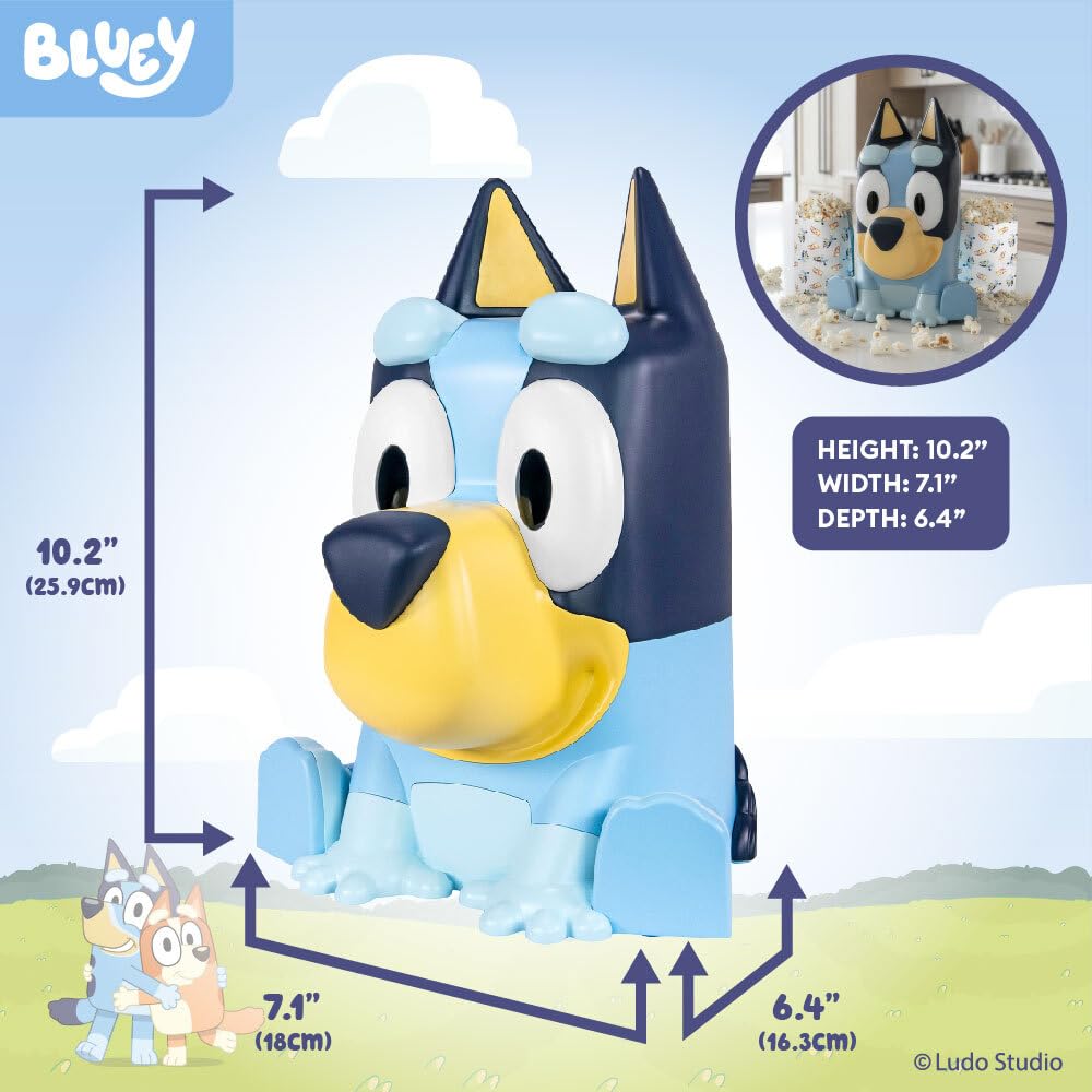 Uncanny Brands Bluey Popcorn Maker Oil-Free Electric Hot Air Popper with 12 Paper Bags - Officially Licensed product thumbnail 3